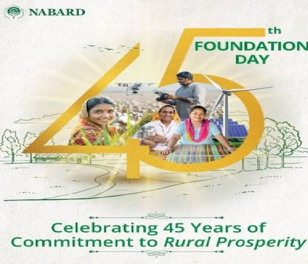 NABARD launched Gramodyam on 13 July 2026 on the occasion of its 45th Foundation Day
